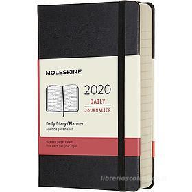 Moleskine 12 mesi - Agenda giornaliera nero - Pocket copertina rigida 2020 Moleskine 12 mesi - Agenda giornaliera nero - Pocket copertina rigida 2020