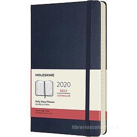 Moleskine 12 mesi - Agenda giornaliera blu - Large copertina rigida 2020 Moleskine 12 mesi - Agenda giornaliera blu - Large copertina rigida 2020