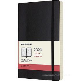 Moleskine 12 mesi - Agenda giornaliera nero - Large copertina morbida 2020 Moleskine 12 mesi - Agenda giornaliera nero - Large copertina morbida 2020