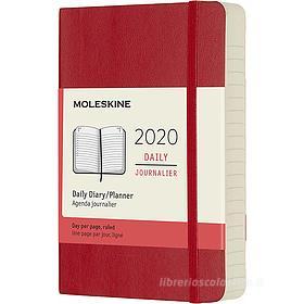 Moleskine 12 mesi - Agenda giornaliera rosso - Pocket copertina morbida 2020 Moleskine 12 mesi - Agenda giornaliera rosso - Pocket copertina morbida 2020