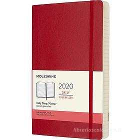 Moleskine 12 mesi - Agenda giornaliera rosso - Large copertina morbida 2020 Moleskine 12 mesi - Agenda giornaliera rosso - Large copertina morbida 2020