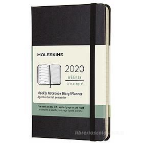 Moleskine 12 mesi - Agenda settimanale nero - Pocket copertina rigida 2020 Moleskine 12 mesi - Agenda settimanale nero - Pocket copertina rigida 2020