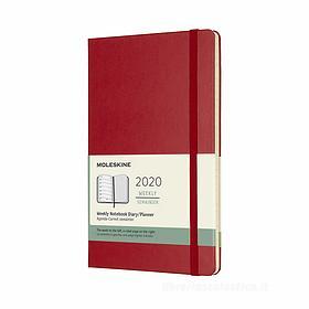 Moleskine 12 mesi - Agenda settimanale rosso - Large copertina rigida 2020 Moleskine 12 mesi - Agenda settimanale rosso - Large copertina rigida 2020