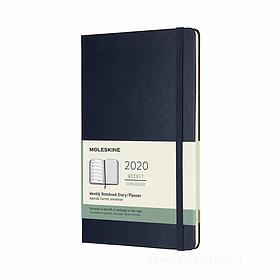 Moleskine 12 mesi - Agenda settimanale blu - Large copertina rigida 2020 Moleskine 12 mesi - Agenda settimanale blu - Large copertina rigida 2020