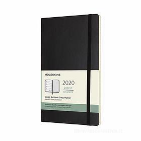 Moleskine 12 mesi - Agenda settimanale nero - Large copertina morbida 2020 Moleskine 12 mesi - Agenda settimanale nero - Large copertina morbida 2020