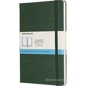 Moleskine - Taccuino Classic pagine a puntini verde - Large copertina rigida Moleskine - Taccuino Classic pagine a puntini verde - Large copertina rigida