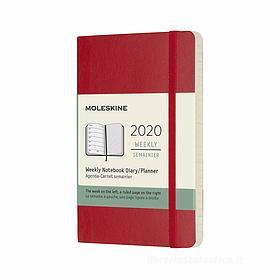 Moleskine 12 mesi - Agenda settimanale rosso - Pocket copertina morbida 2020 Moleskine 12 mesi - Agenda settimanale rosso - Pocket copertina morbida 2020