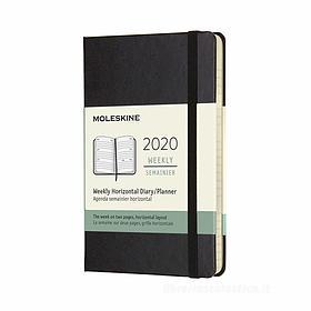 Moleskine 12 mesi - Agenda settimanale orizzontale nero - Pocket copertina rigida 2020 Moleskine 12 mesi - Agenda settimanale orizzontale nero - Pocket copertina rigida 2020