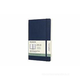 Moleskine 18 mesi - Agenda settimanale blu - Large copertina morbida 2019-2020 Moleskine 18 mesi - Agenda settimanale blu - Large copertina morbida 2019-2020