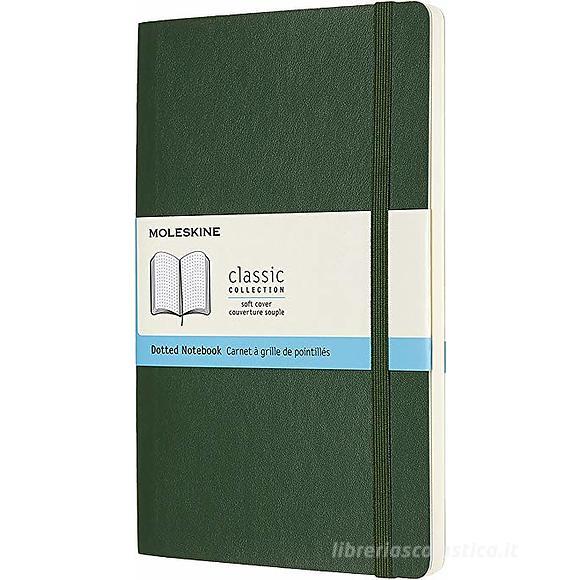 Moleskine - Taccuino Classic pagine a puntini verde - Large copertina morbida