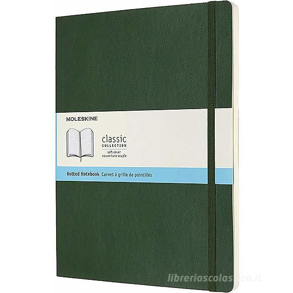 Moleskine - Taccuino Classic pagine a puntini verde - Extra Large copertina morbida