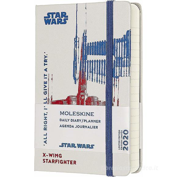 Moleskine 12 mesi - Agenda giornaliera Limited Edition Star Wars X-Wing - Pocket copertina rigida 2020