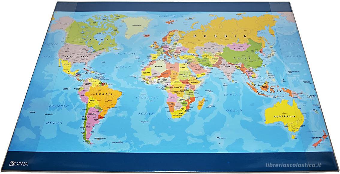 Sottomano scrivania World Map cm 53x40