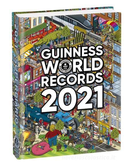Superdiario Guinness World Records 2021. Diario agenda 12 mesi