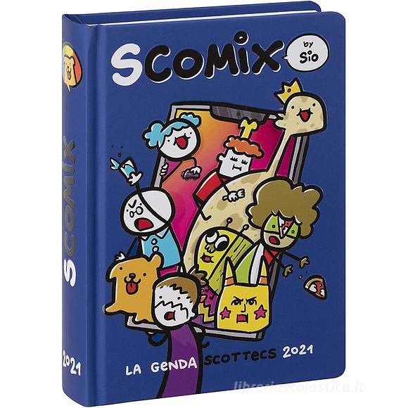 Comix 2020-2021. Diario agenda 16 mesi medium Scottecs by Sio. Blu