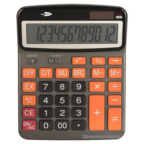 Calcolatrice elettronica da tavolo a 12 cifre 4068