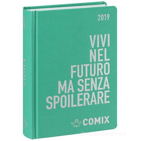 Agenda Comix 2018-2019. Diario 16 mesi mignon plus. Verde acqua