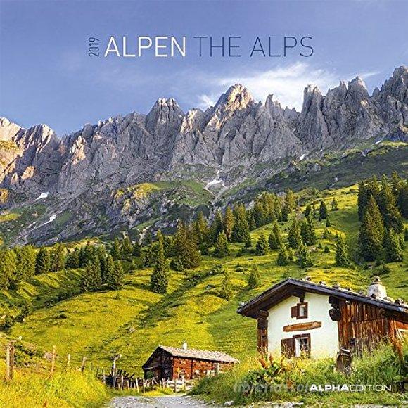 Calendario 2019 The Alps 30x30 cm