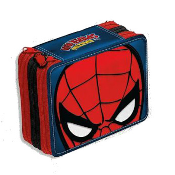 Astuccio Spider-Man 3 scomparti e accessori 