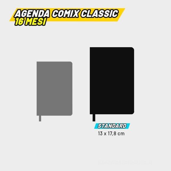 Diario Agenda Comix 2026-2027 giornaliera standard 16 mesi Special Glitter Viola Scuole Medie e Superiori (75692FV)