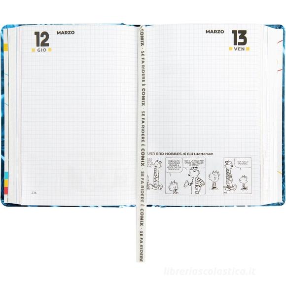 Comix 2025-2026. Agenda 16 mesi standard. Metal Fluid