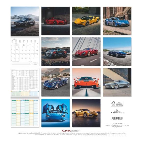 Calendario 2026 High Speed cm 30x30