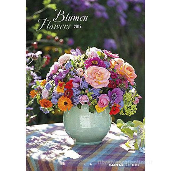 Calendario 2019 Flowers 24x34 cm