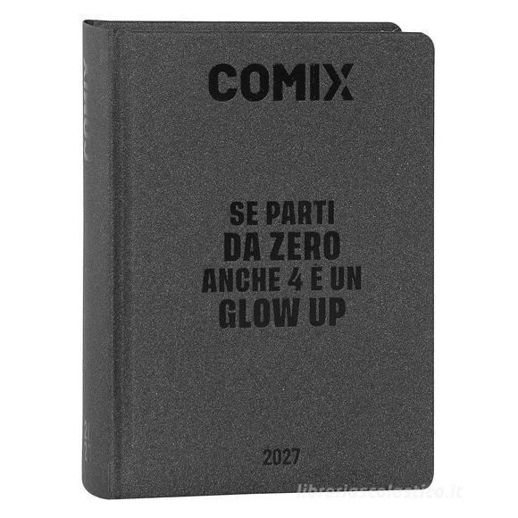 Agenda Comix 16 mesi Mini Charcoal-Diario scolastico 2026-2027