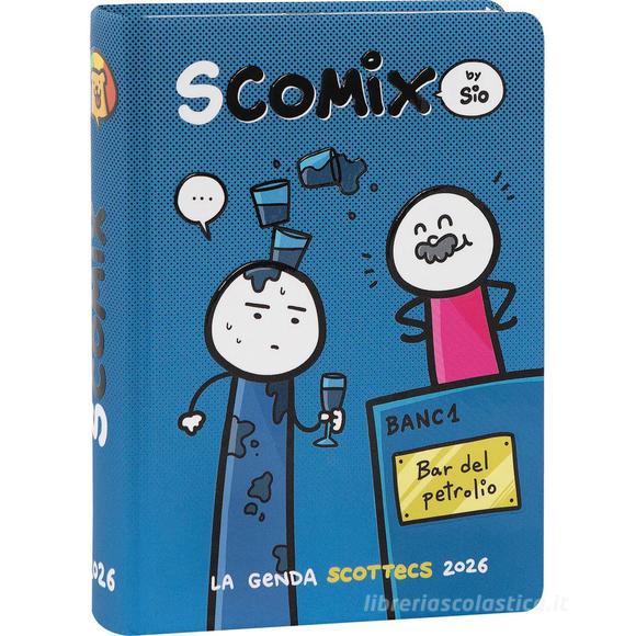 Comix 2025-2026. Agenda 16 mesi medium Scottecs by Sio. Petrolio
