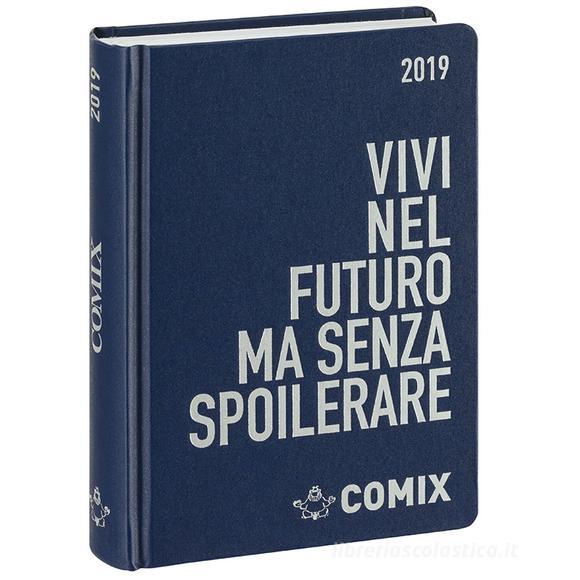 Agenda Comix 2018-2019. Diario 16 mesi mini. Blu