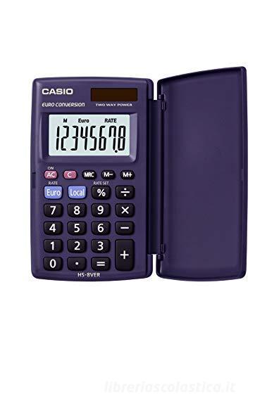 Calcolatrice tascabile con euroconvertitore HS-8VER