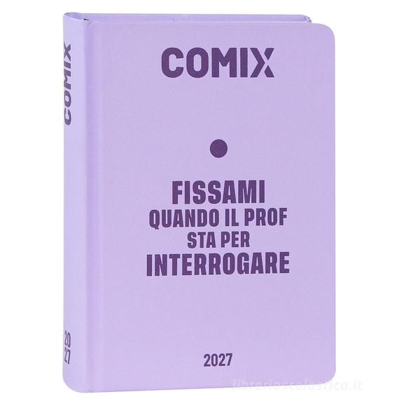 Agenda Comix 16 mesi Standard Lilla-Diario scolastico 2026-2027