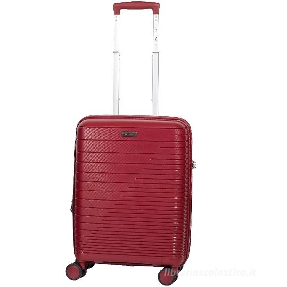 Trolley cabina rigido rosso cm 55x40x20 (38257)