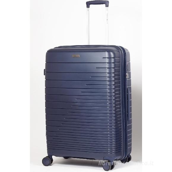 Trolley rigido blu scuro cm 75x50x30 (38275)