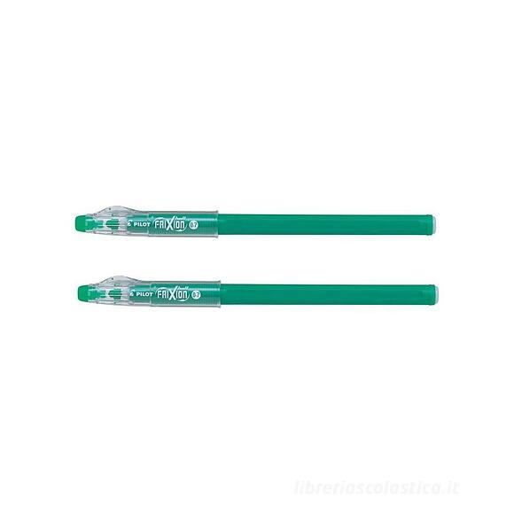 Confezione 2 penne cancellabili Ball Sticks Frixion colore verde
