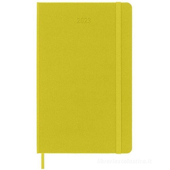 Moleskine 12 mesi - Agenda settimanale giallo paglia - Large copertina rigida 2023