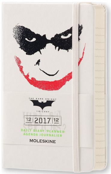Moleskine 12 mesi - Agenda giornaliera Batman - Pocket 2017