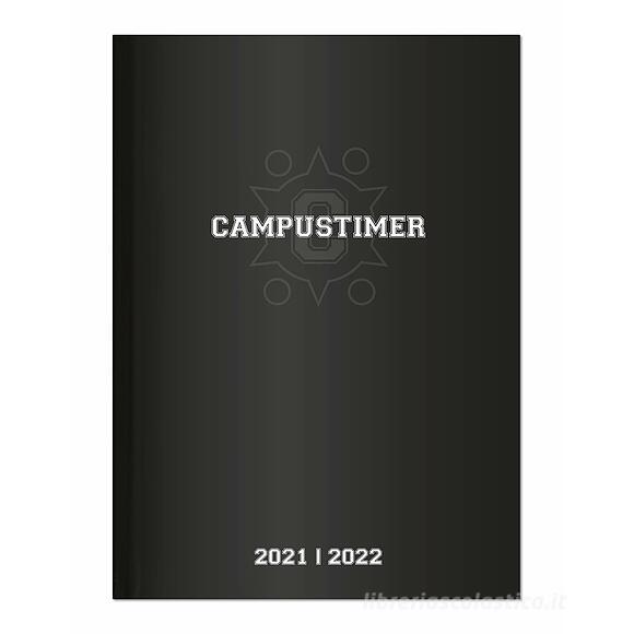 Agenda 17 mesi settimanale Campustimer 2022 Black A6