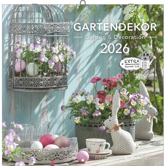Calendario 2026 Garden & Decoration cm 30x30