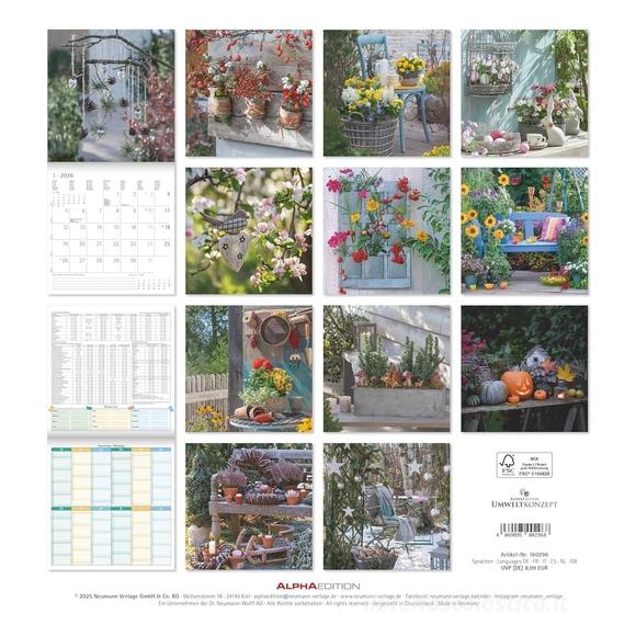 Calendario 2026 Garden & Decoration cm 30x30
