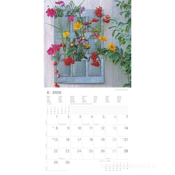 Calendario 2026 Garden & Decoration cm 30x30