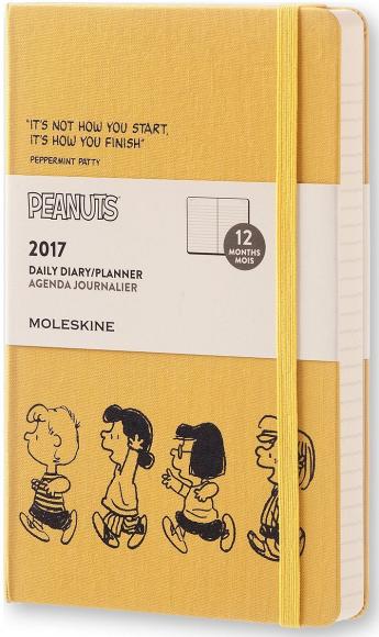 Moleskine 12 mesi - Agenda giornaliera Peanuts - Large 2017