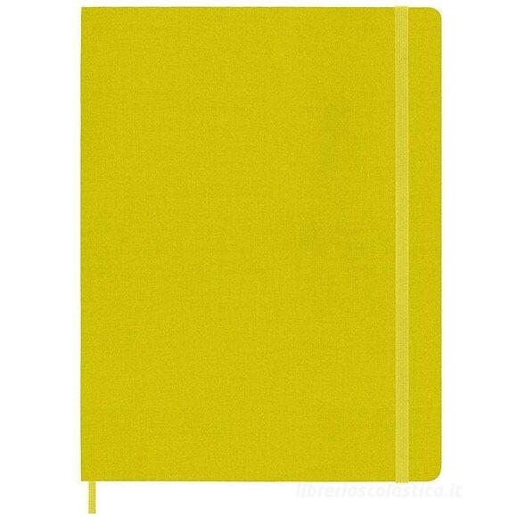 Moleskine - Taccuino Classic a righe giallo paglia - Extra Large copertina rigida