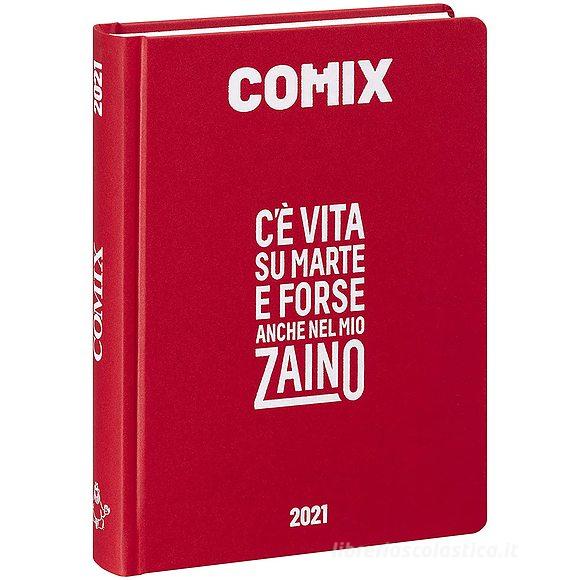 Comix 2020-2021. Diario agenda 16 mesi standard. Rosso