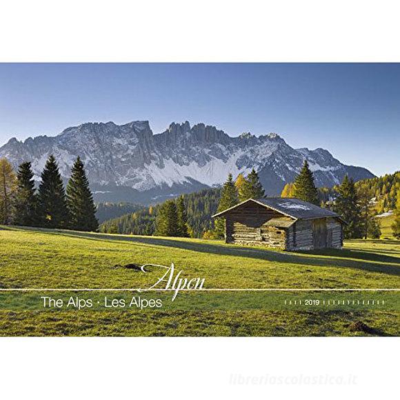 Calendario 2019 The Alps 49,5x34 cm
