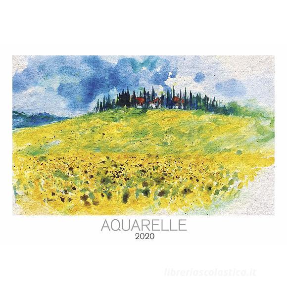 Calendario 2020 Aquarelle 49,5x34 cm