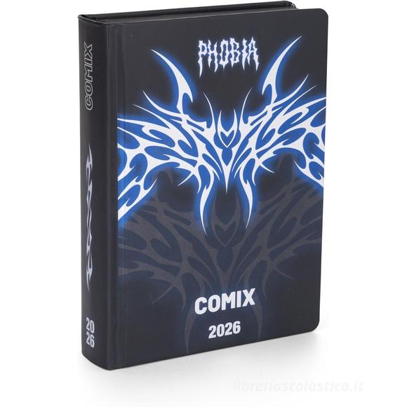 Comix 2025-2026. Agenda 16 mesi medium Special Edition Phobia