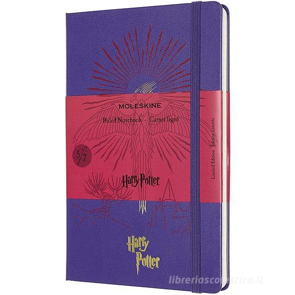 Moleskine - Taccuino a righe Harry Potter viola - Large copertina rigida