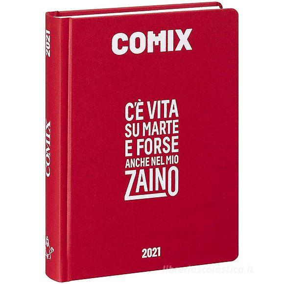 Comix 2020-2021. Diario agenda 16 mesi mini. Rosso