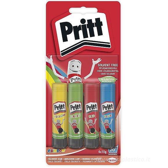 Set 4 pezzi colla stick Pritt Rainbow 10g: Colla stick di Henkel